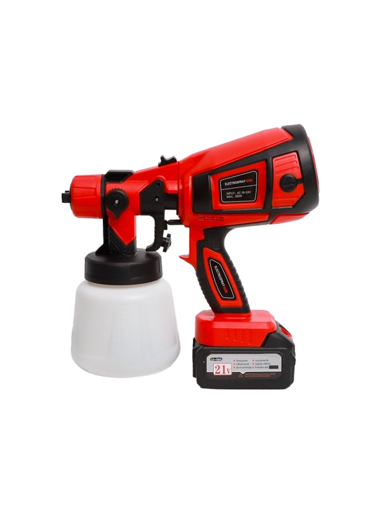 Akkumulyatorli bo‘yoq purkagich 21V 200W 4000mAh elektr kraskopult