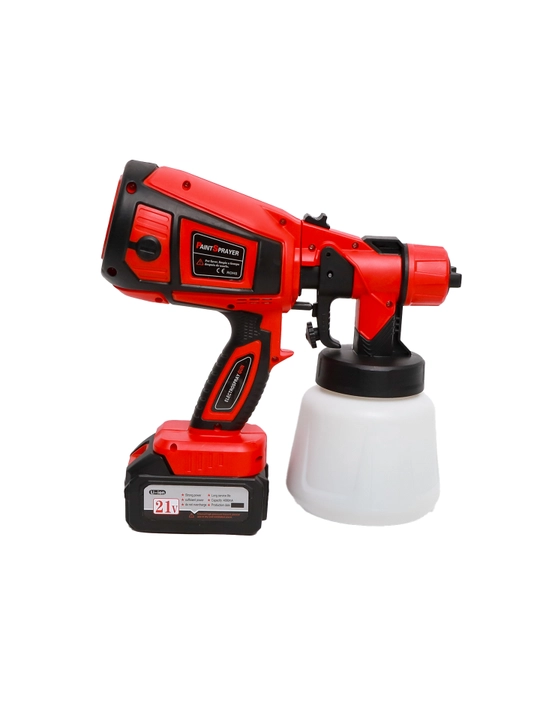 Akkumulyatorli bo‘yoq purkagich 21V 200W 4000mAh elektr kraskopult