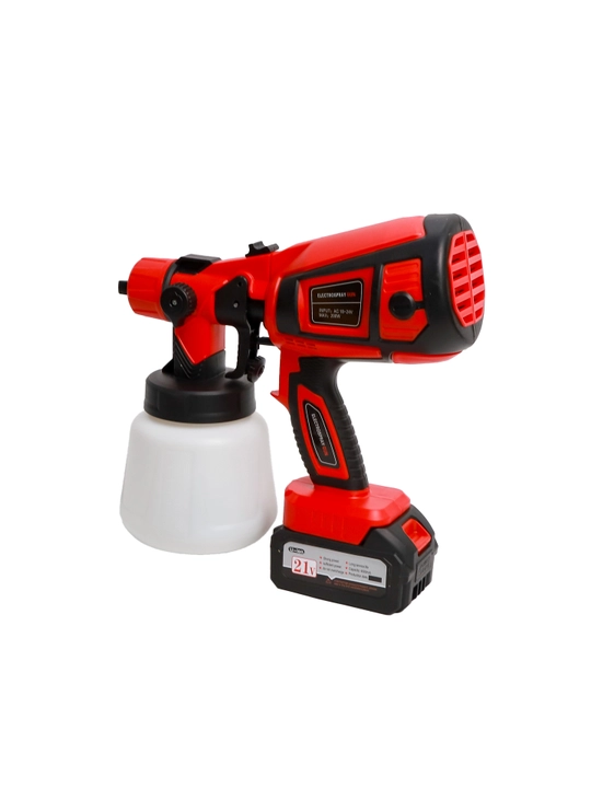 Akkumulyatorli bo‘yoq purkagich 21V 200W 4000mAh elektr kraskopult