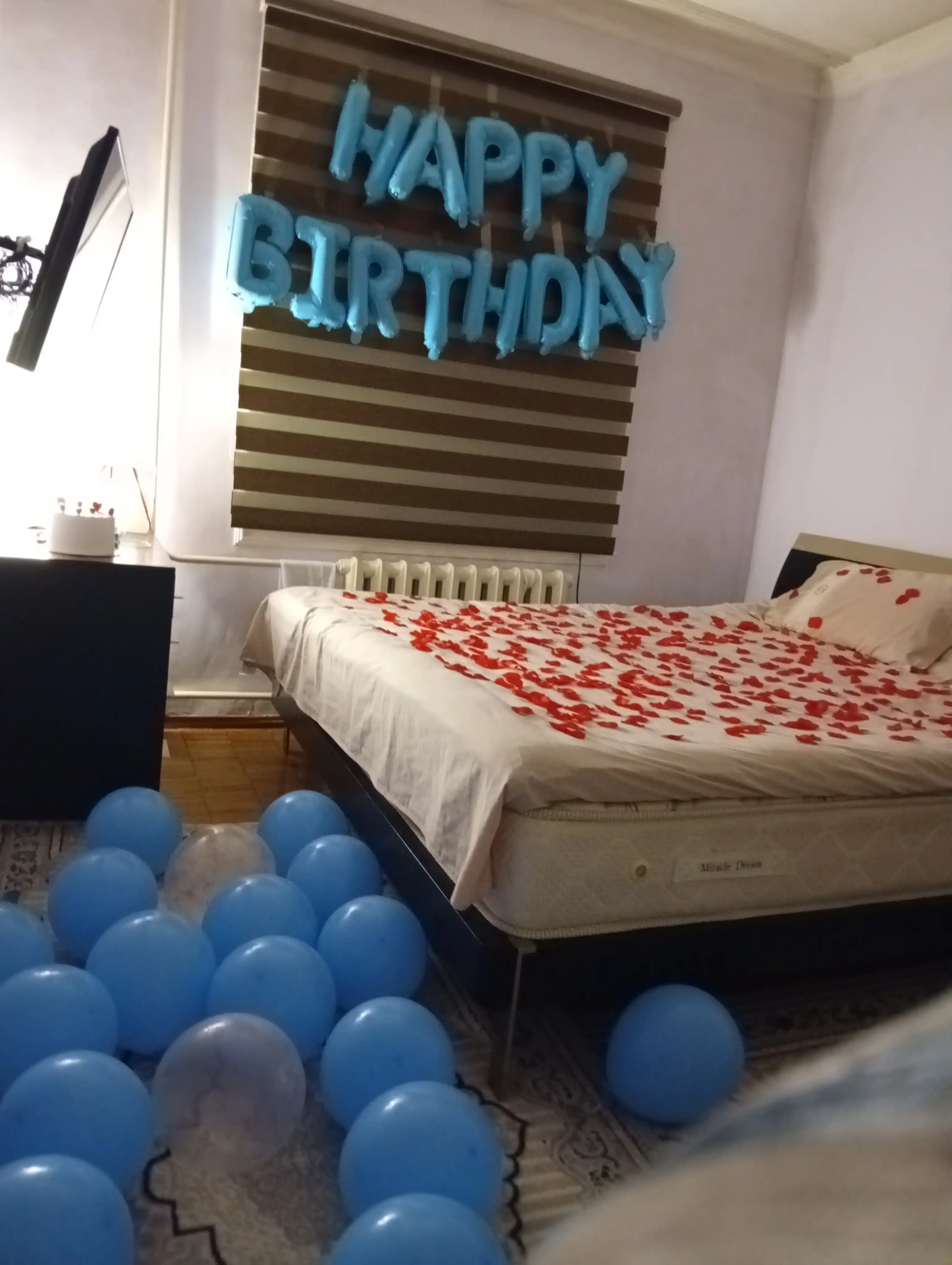 Шары с буквами «Happy Birthday» — набор для дня рождения, фольга, 40 см, 13 букв