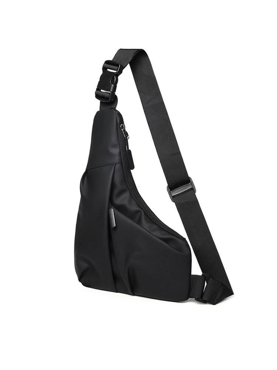 Мужская сумка через плечо sling bag водоотталкивающая повседневная