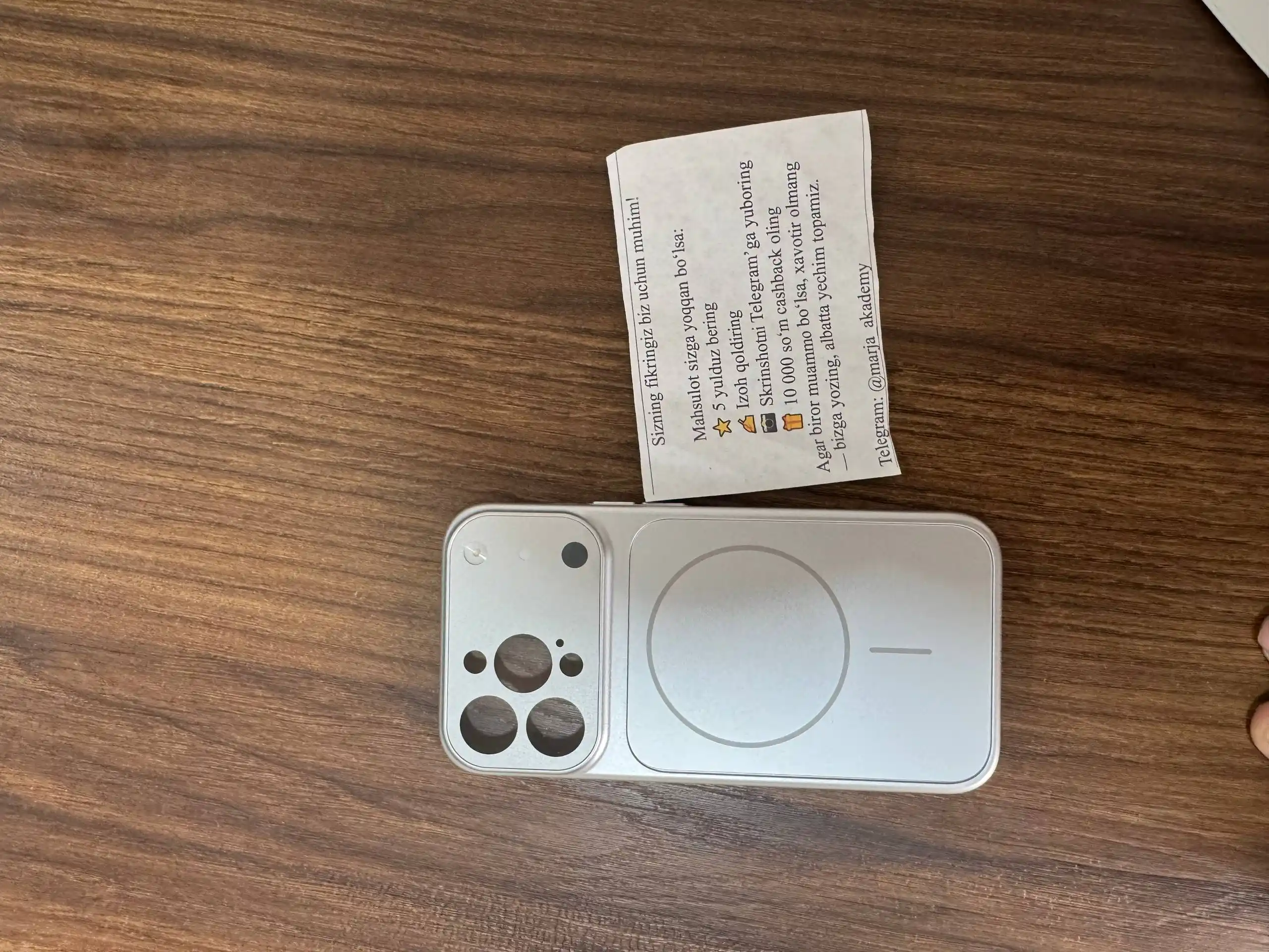 IPhone 17 dizayn chexol, magsafe bilan iPhone 13, 14, 15, 16 Pro, Pro Max uchun, chixol