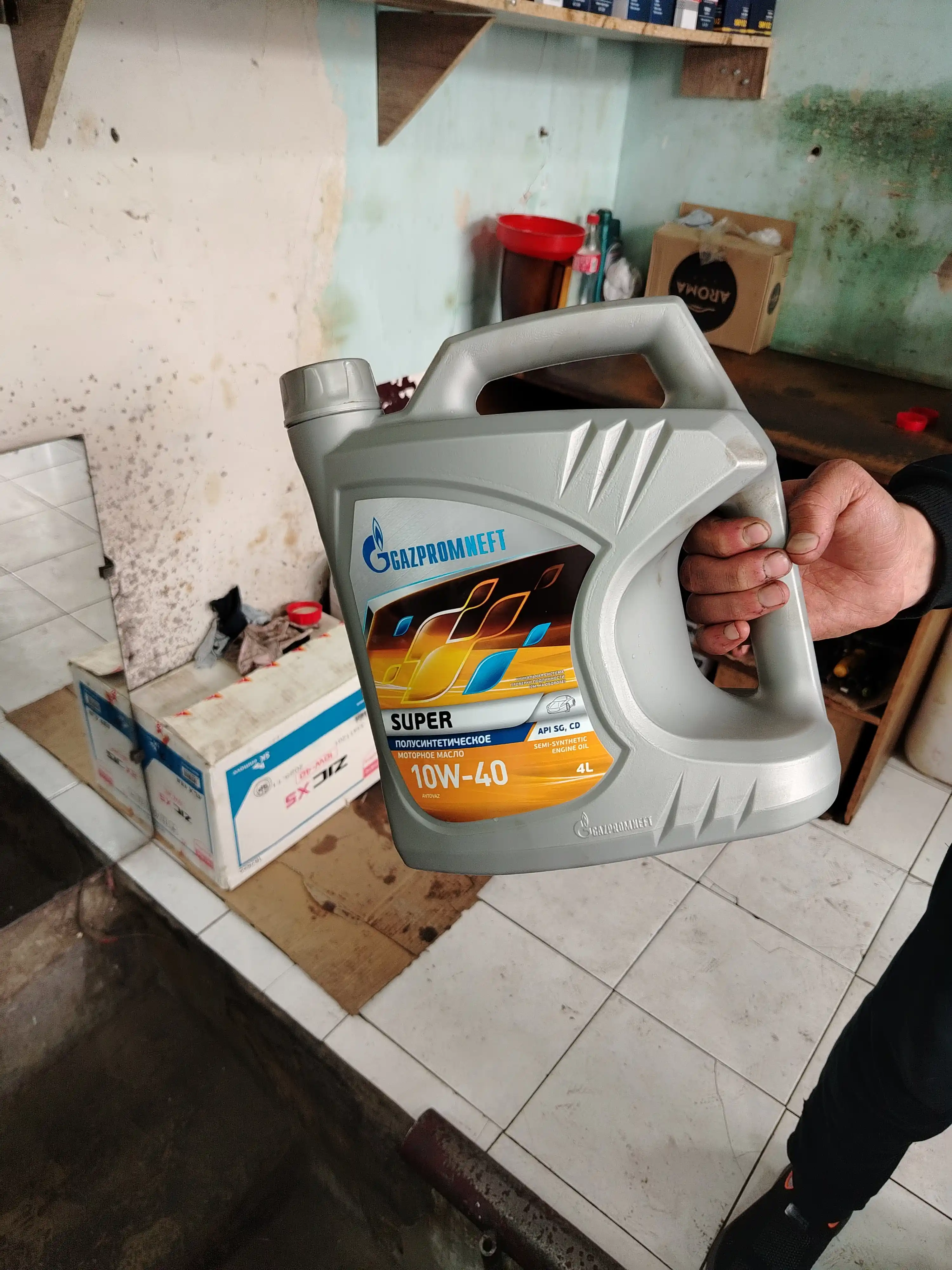 Gazpromneft Super 10w40, 4 л