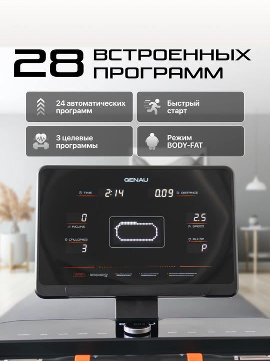 Электрическая беговая дорожка Genau Nordic Z1 *RT3-26A