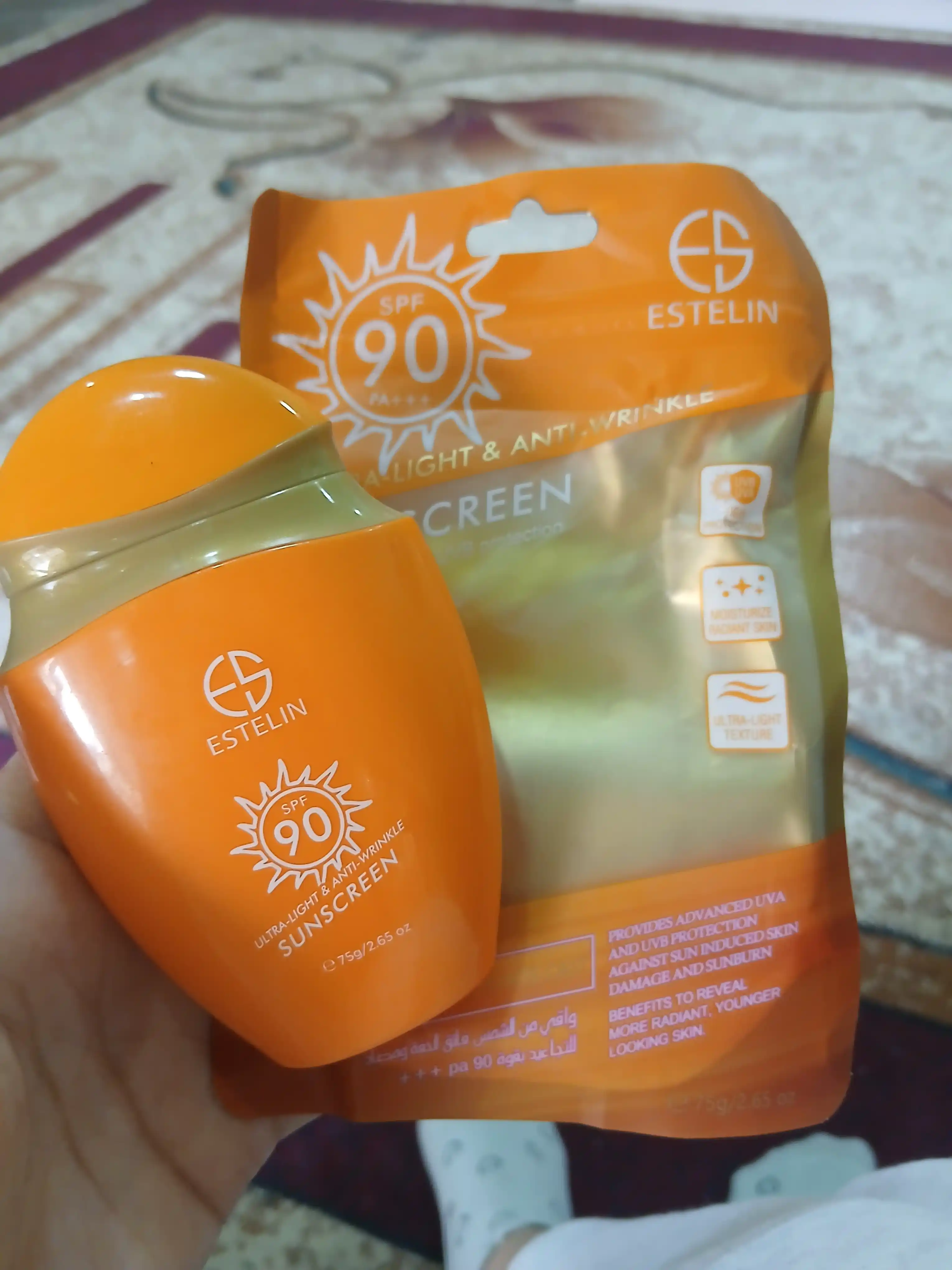 Quyoshdan himoyalovchi krem Estelin, SPF 70, 50 PA+++, 50 g