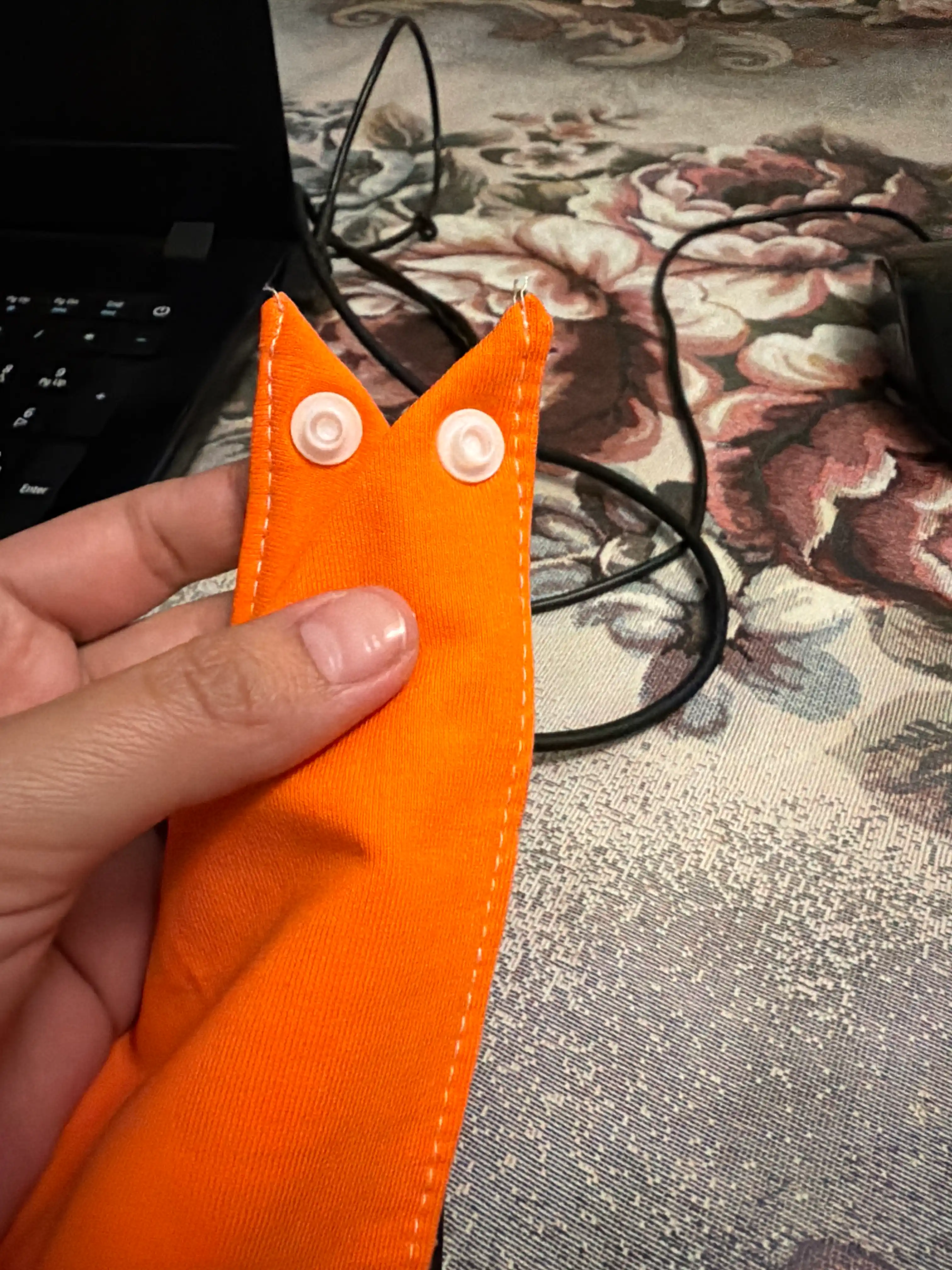 Слюнявчик-бандана для малышей MASCOTBABY, трикотаж, 2 слоя, на кнопке, однотонный, 0–2 г