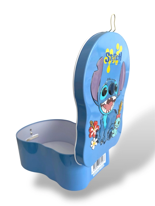 Bolalar uchun temir jamg‘arma (kopilka) "Stitch", qulfli va kalitli