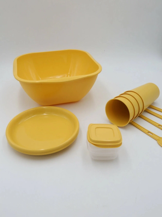 Piknik to'plami (sariq) BYTPLAST PHIBO 435234006 27.6x12sm 19 dona 1x6