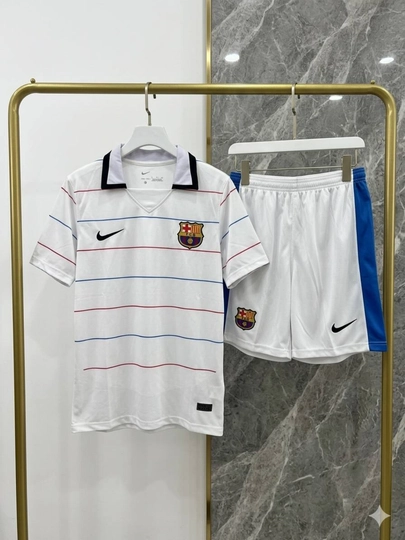 Ретро формы Real Madrid и Barcelona, качественные, размеры M–XXL — SCATO-RETROBARCAREAL-МОЛОЧ-XXL