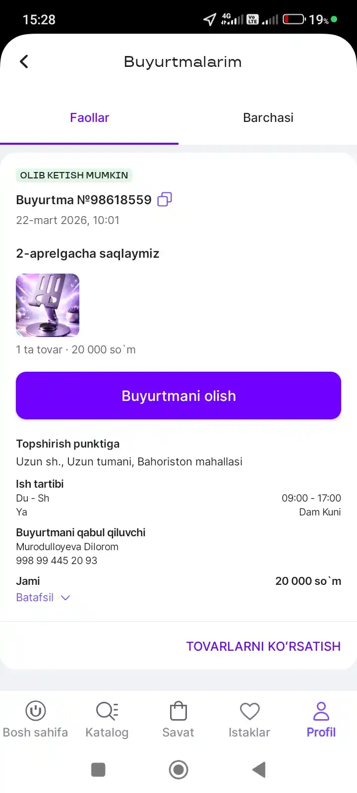 Telefon va planshet uchun ushlagich taglik buklanadigan, sozlanadigan, ushlagich, 360 aylanish