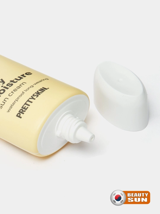 Yuz uchun namlovchi, quyoshdan himoyalovchi krem, Pretty Skin, SPF50+ PA++++ 4 xil, 70 ml