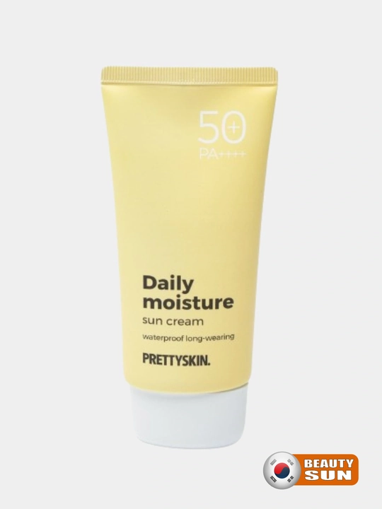 Yuz uchun namlovchi, quyoshdan himoyalovchi krem, Pretty Skin, SPF50+ PA++++ 4 xil, 70 ml