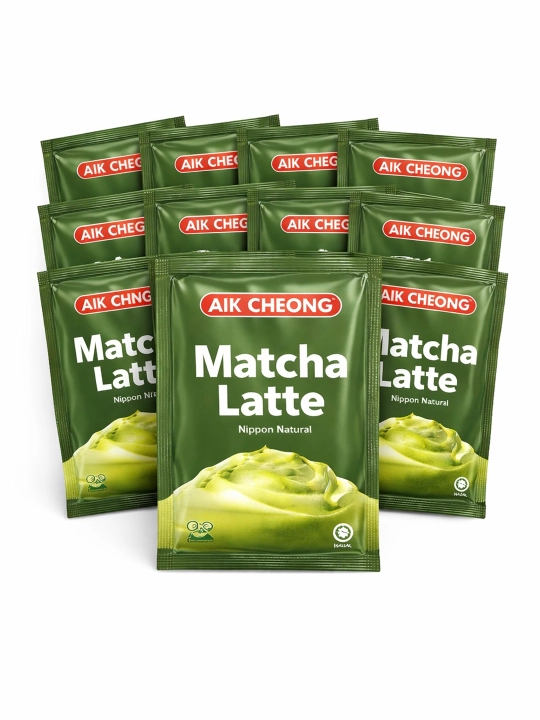 Matcha Latte, зеленый чай матча, растворимый, в саше, 12 штук