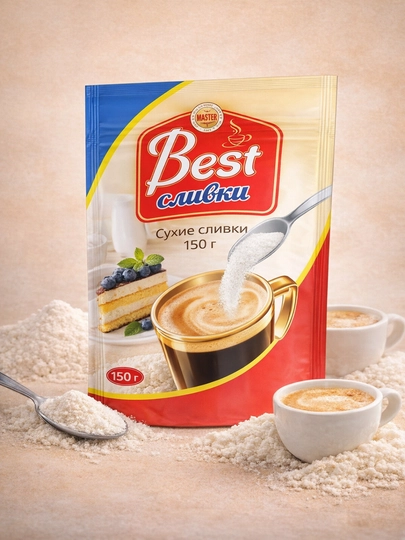 Best Сливки, 150 гр — КОФЕ077-BESTSLI