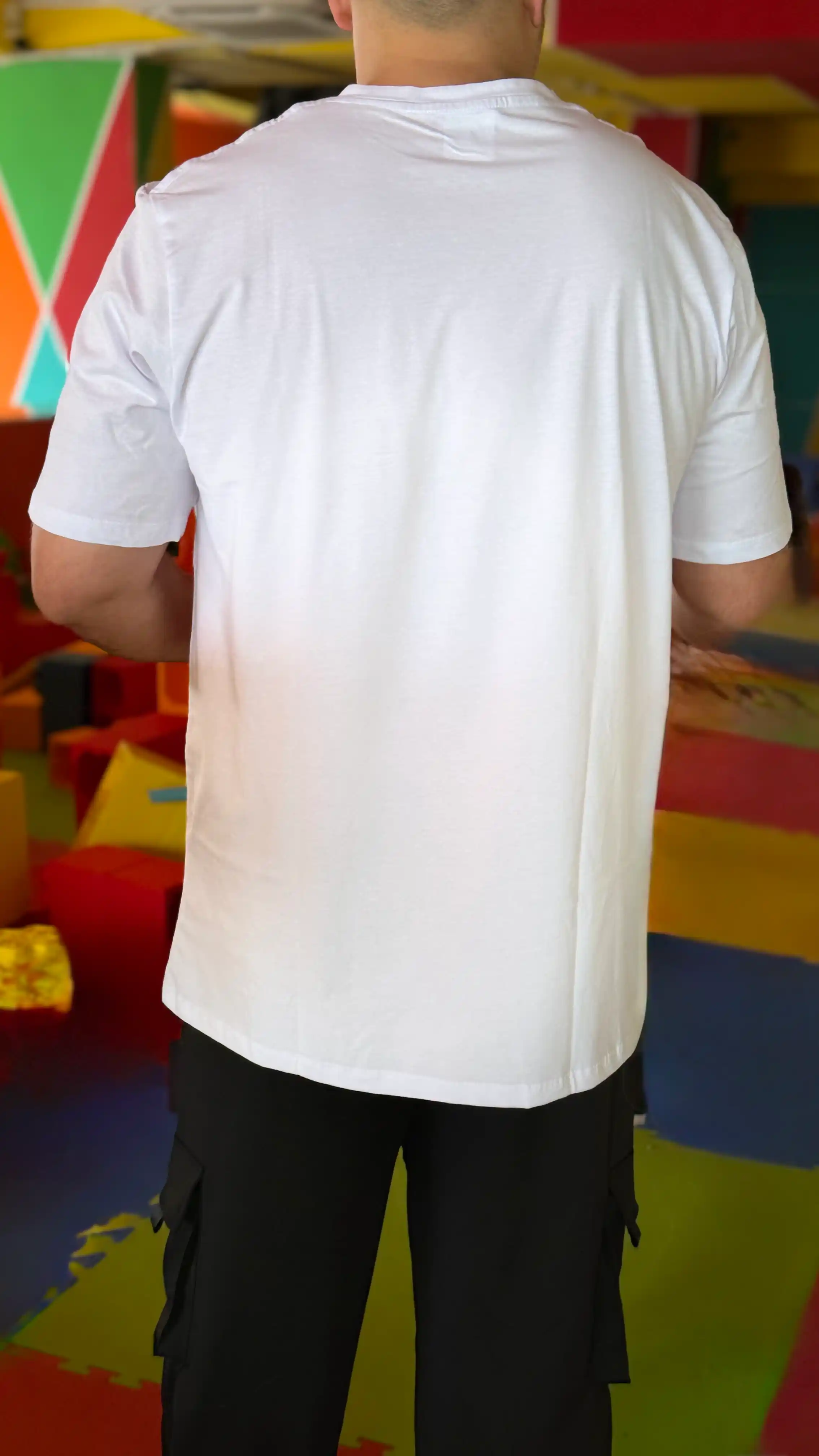Erkaklar futbolkasi katta o‘lcham ELITEX, 100% paxta, velikan, 4XL–7XL
