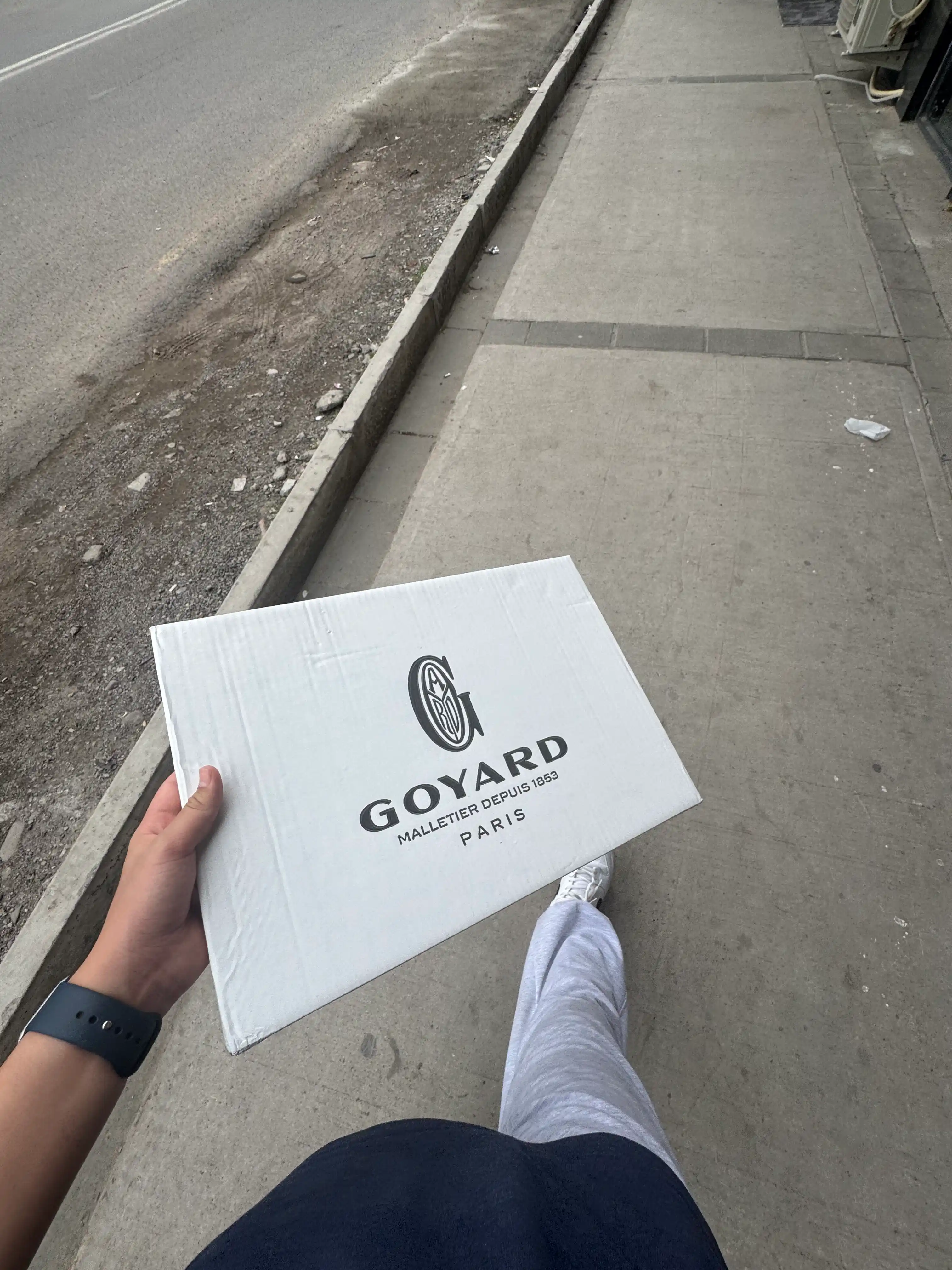 Мужская сумка-дипломат клатч Goyard, тёмно-синий, чёрный и другие цвета