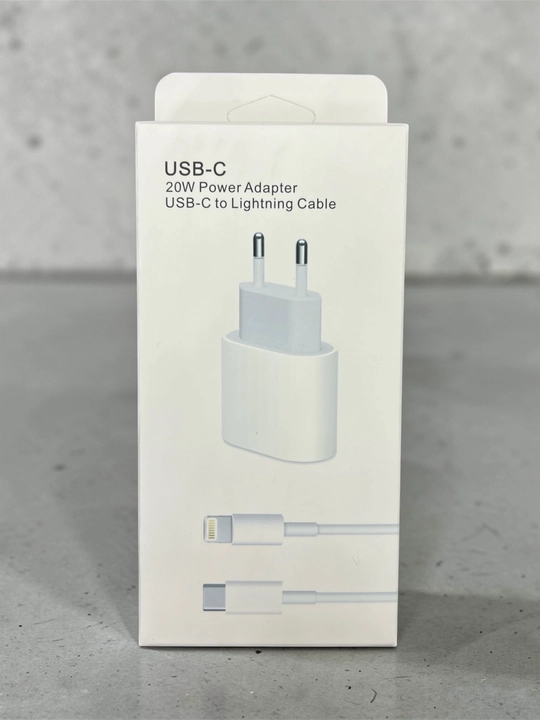 USB-C 20W quvvat adapteri va USB-C zaryad kabeli