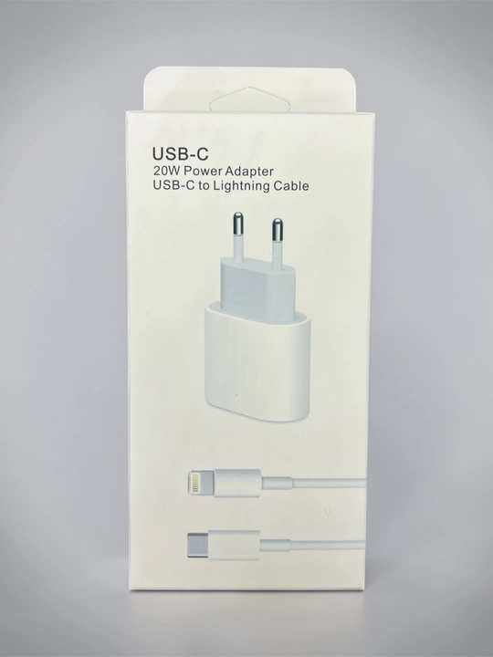 USB-C 20W quvvat adapteri va USB-C zaryad kabeli
