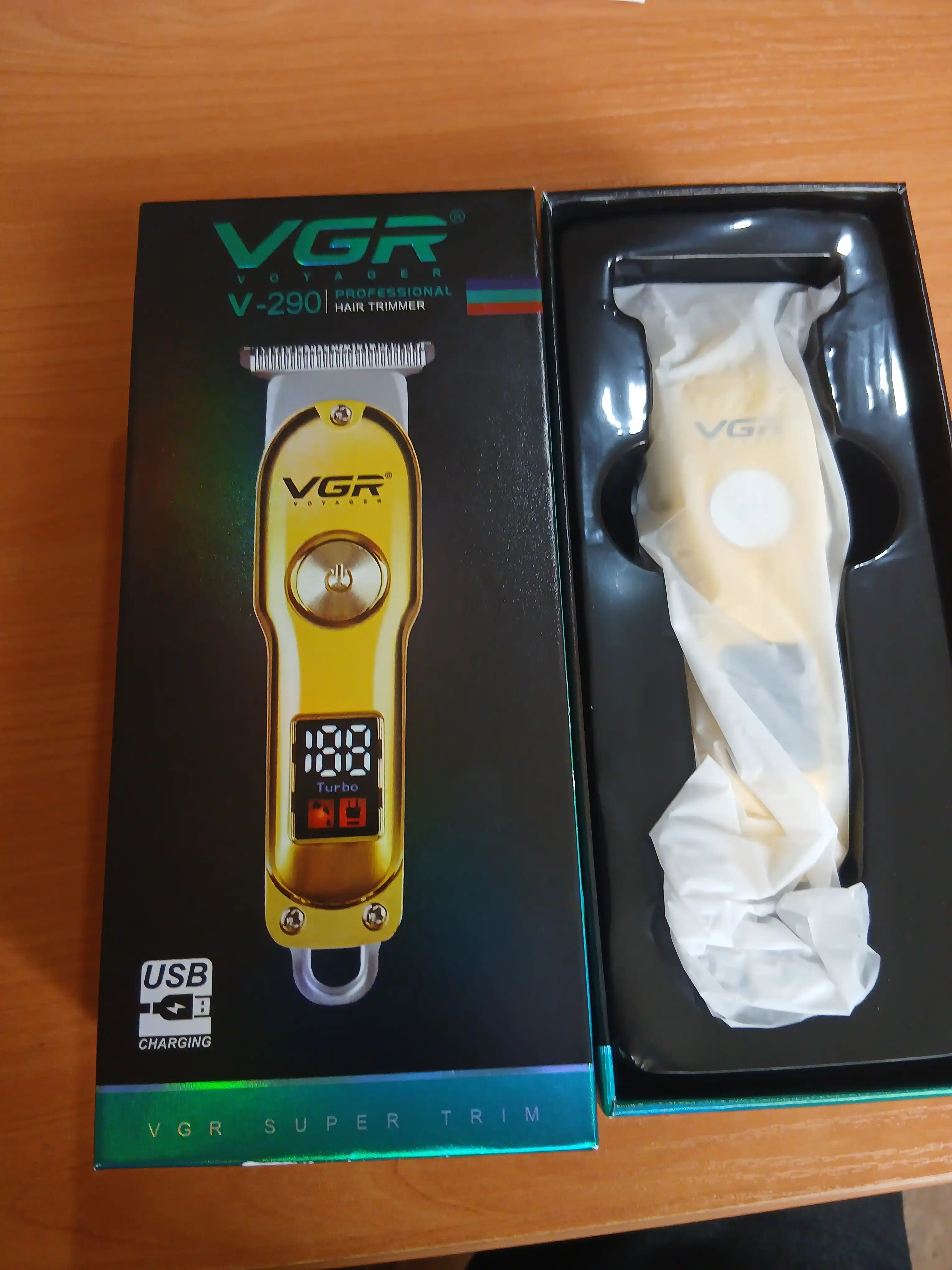 Машинка для стрижки волос VGR V-071, VGR V-290, триммер для бритья бороды, бритва