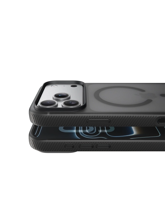 Chexol IPhone 17 Pro va 17 Pro Max uchun sirpanmaydigan Belkin SheerForce Grip