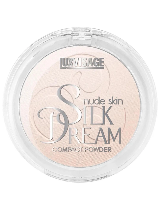 Пудра компактная Silk Dream nude skin,  LUXVISAGE
