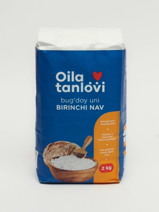 Oila Tanlovi birinchi navli bug'doy uni, 2 kg