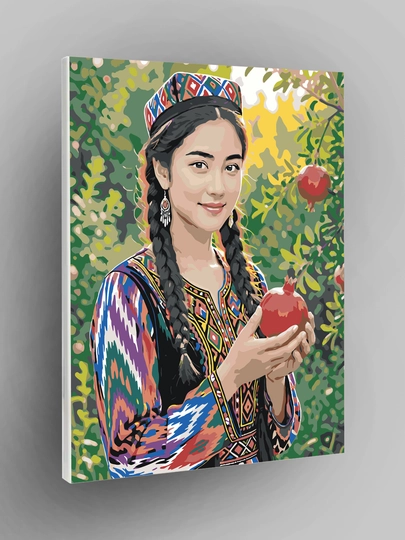 Картина по номерам ARTERY "Узбекистан", 40×50 см, раскраска на холсте, набор для рисования — ARTERY-ARTUZB-ЛАВАНД