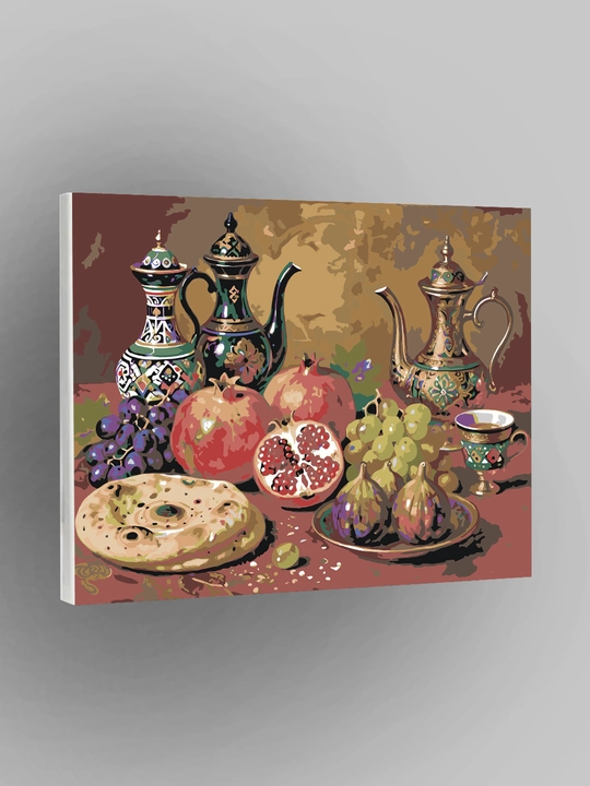 Raqamlar bo'yicha rasm chizish ARTERY "Oʻzbekiston", 40×50 sm, holstga bo'yaladigan rasm