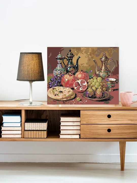 Raqamlar bo'yicha rasm chizish ARTERY "Oʻzbekiston", 40×50 sm, holstga bo'yaladigan rasm