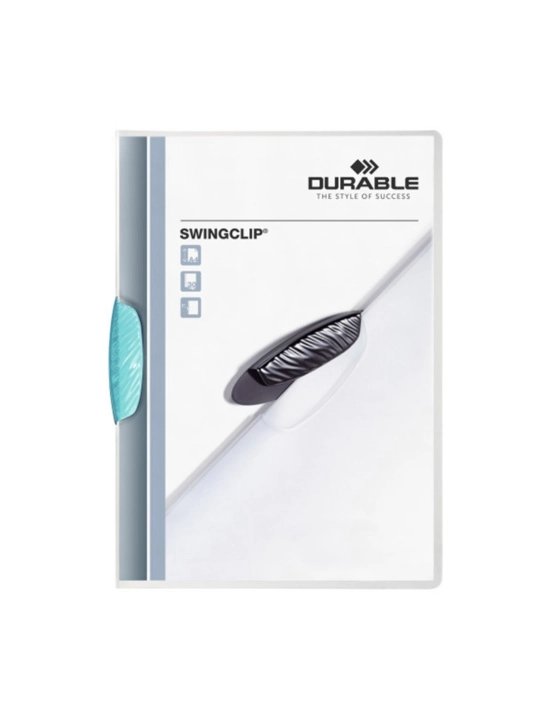 A4 formatdagi qisqichli papka "Durable" SWINGCLIP, 30 varaq
