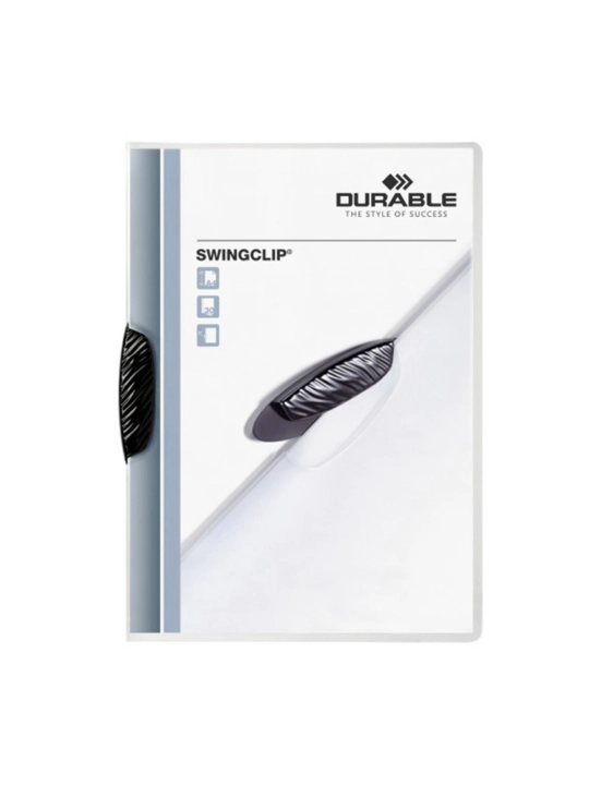 A4 formatdagi qisqichli papka "Durable" SWINGCLIP, 30 varaq