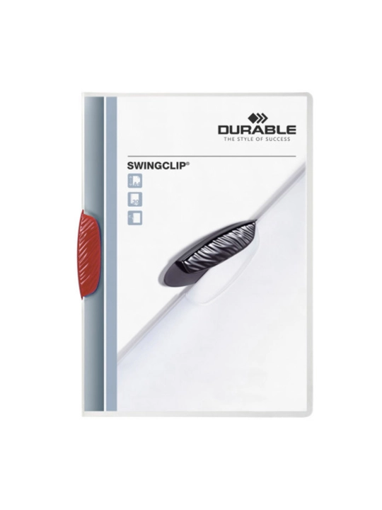 A4 formatdagi qisqichli papka "Durable" SWINGCLIP, 30 varaq