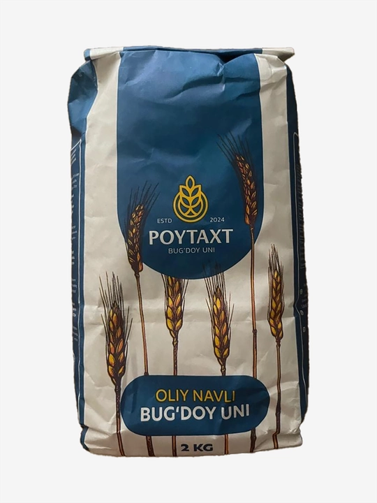 POYTAXT bug'doy uni, oliy nav, qog‘oz qadoqda, 2 kg