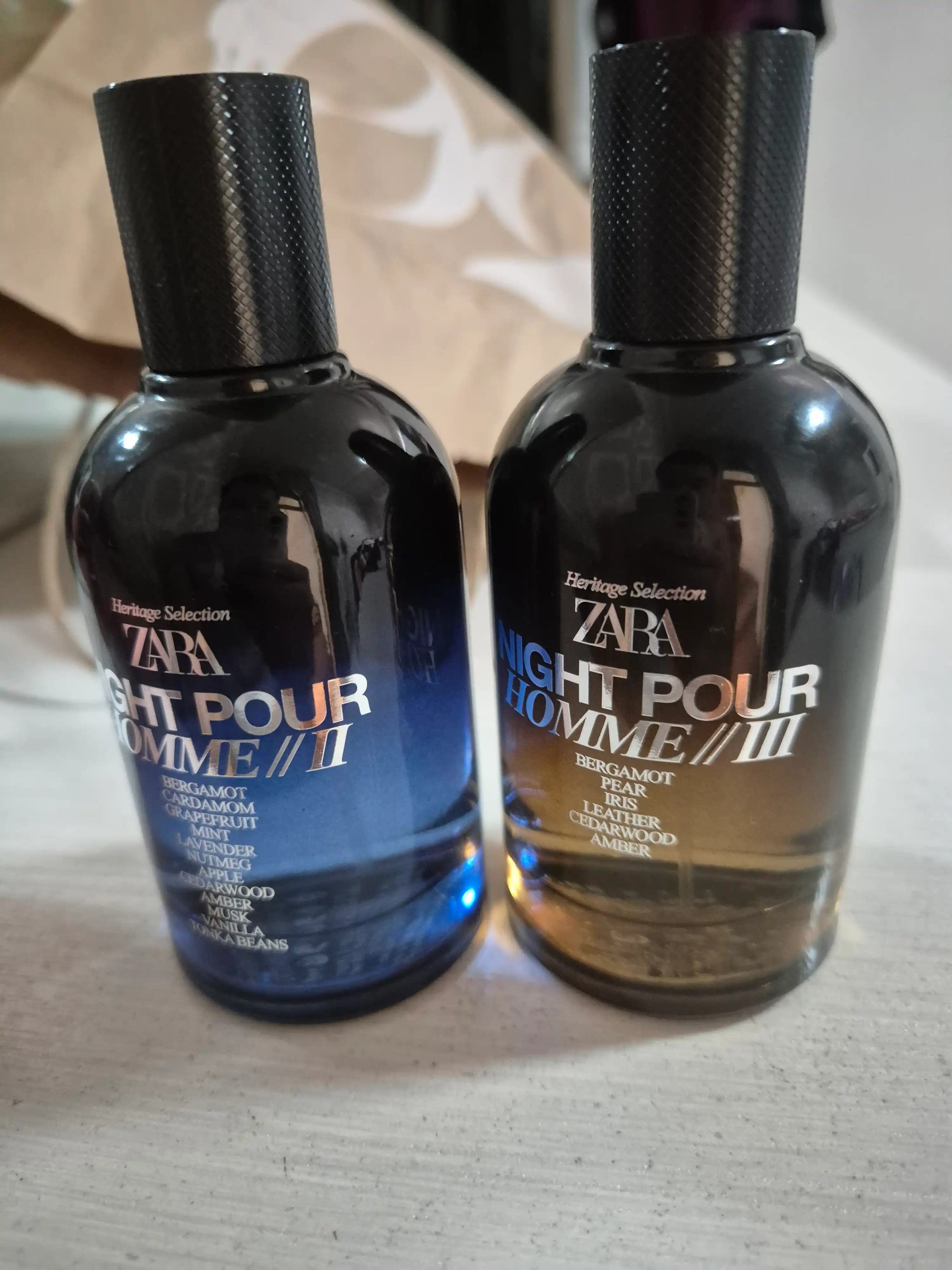 Парфюмерная вода для мужчин ZARA Night Pour Homme II 100 мл + Night Pour Homme III, 100 мл