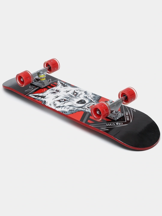 Skateboard, 7 qatlamli zarang yog‘ochi, 80 kg gacha yuklama, uchish va tryuklar uchun 