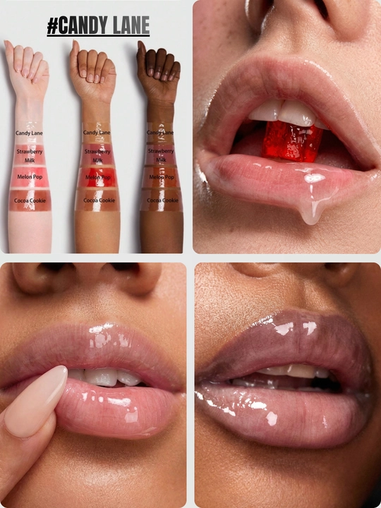 SHEGLAM Crystal Glaze lab yaltirog‘i, namlovchi, yaltiroq