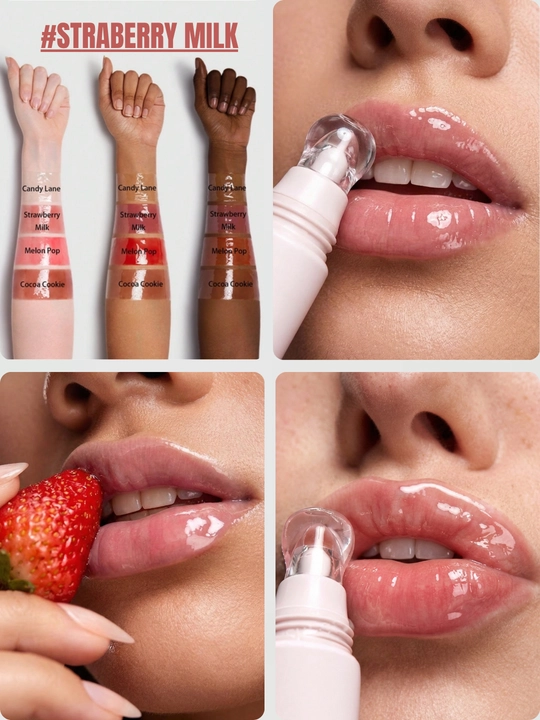 SHEGLAM Crystal Glaze lab yaltirog‘i, namlovchi, yaltiroq