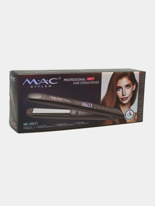 Professional soch tekislovchi dazmol MAC Styler MC-2021 Titan, LCD displeyli