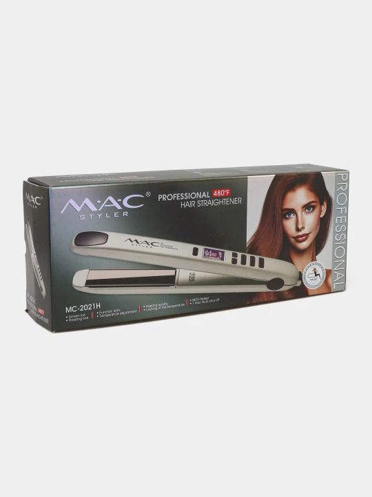 Professional soch tekislovchi dazmol MAC Styler MC-2021 Titan, LCD displeyli