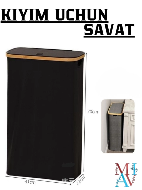 Kir va o'yinchoqlar uchun savat, kiyim saqlash uchun organayzer