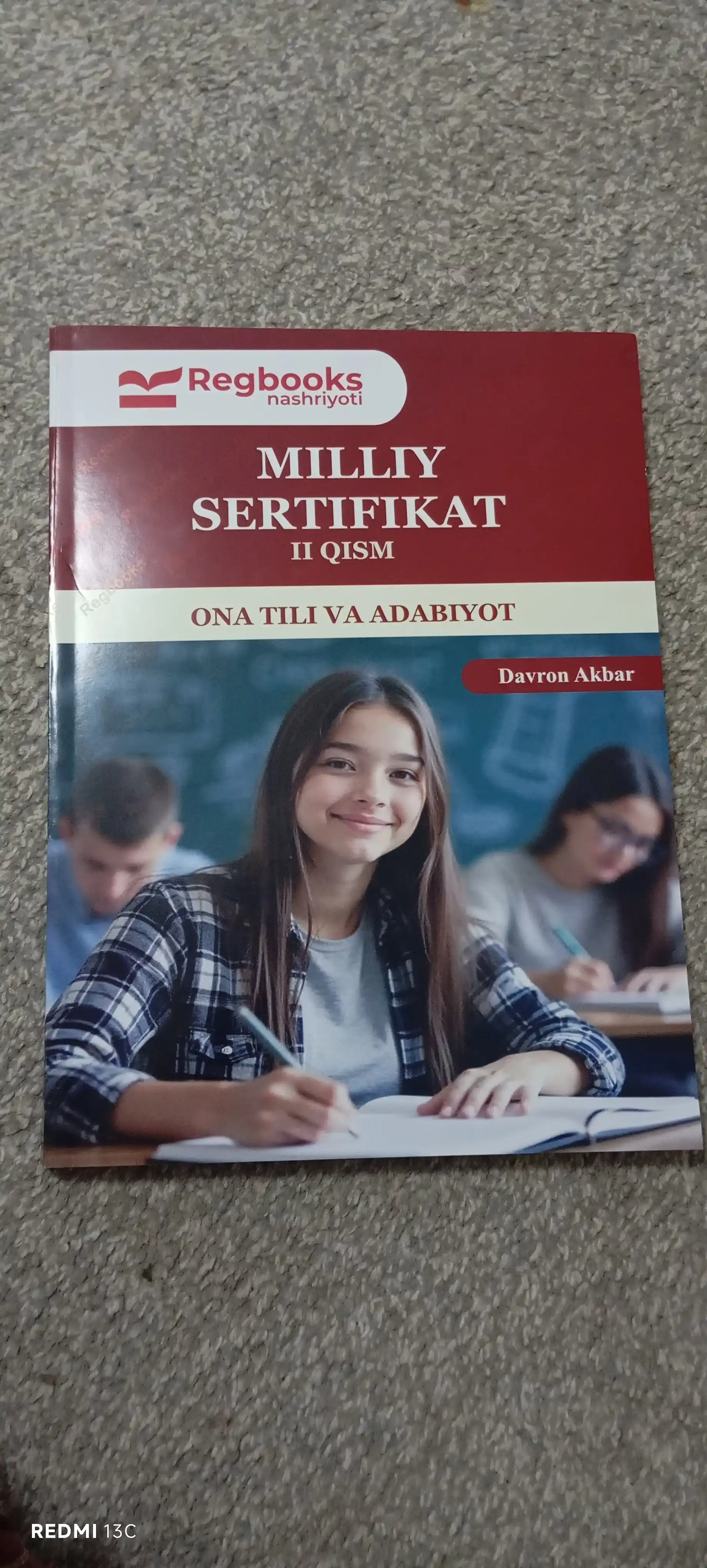 Ona tili va adabiyot Milliy sertifikat 2-qism Davron Akbar, tahrirlangan 2026 yil nashri