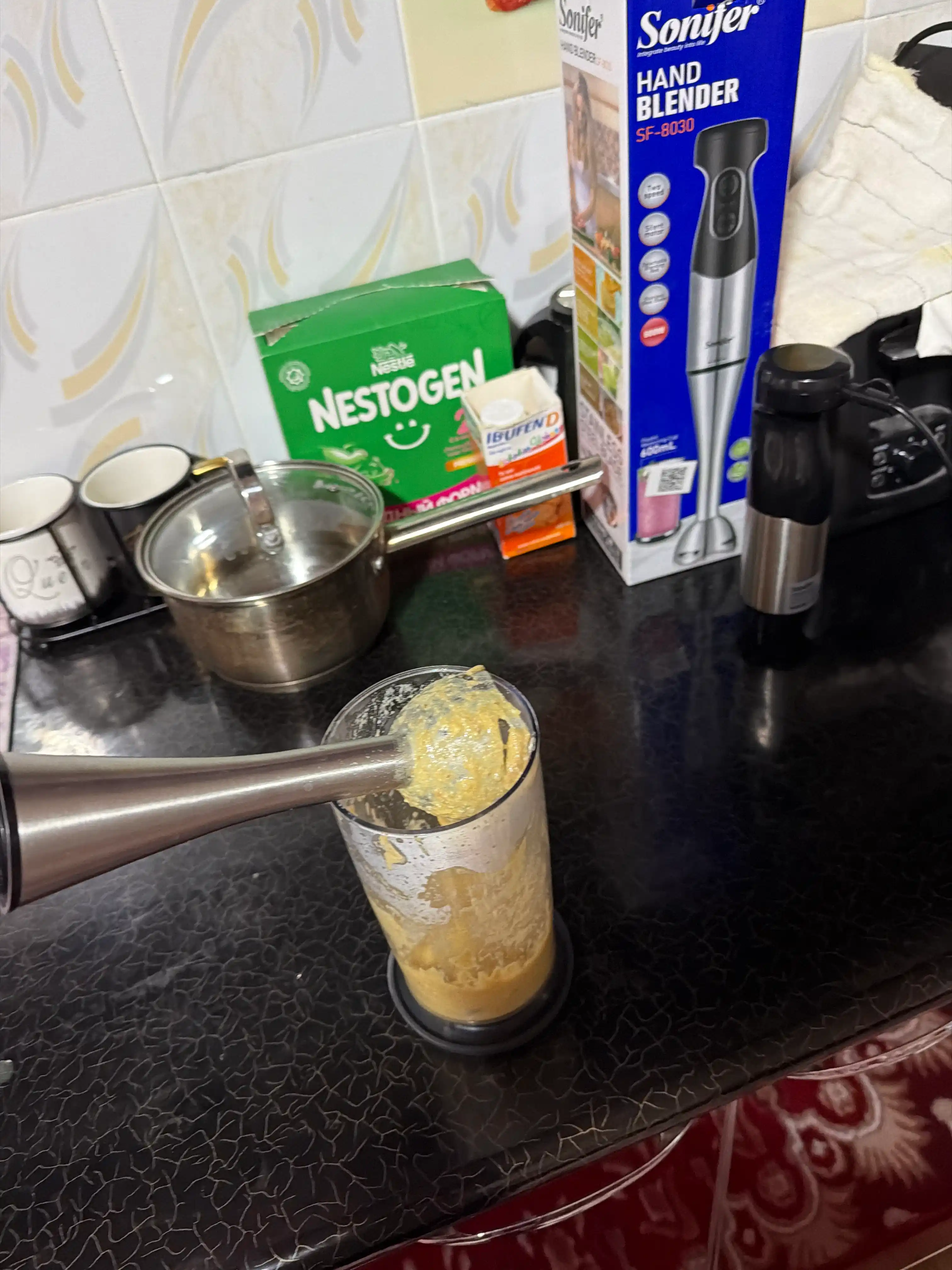 Sonifer botma blenderi, chopper, mikser, maydalagich - 6 tur, 1500 Vt gacha