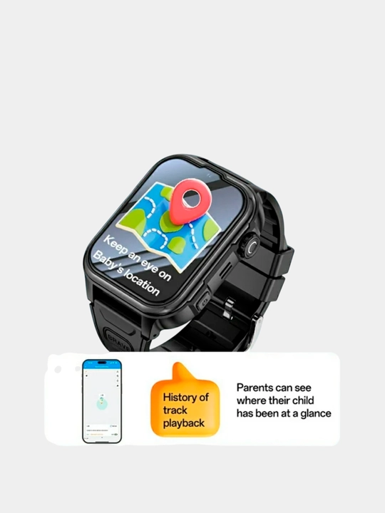 Bolalar va ota-onalar uchun bolalar GPS-smart-soati. YESIDO I037. Videochat ham mavjud