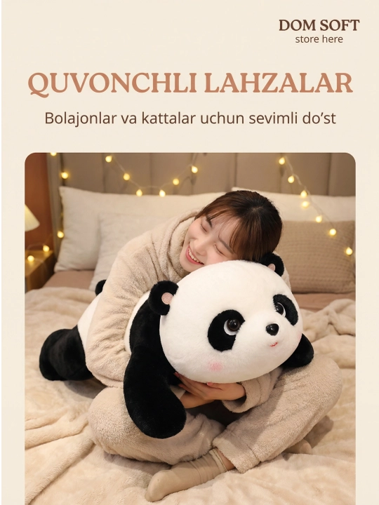 FIDGO yumshoq o‘yinchoq panda