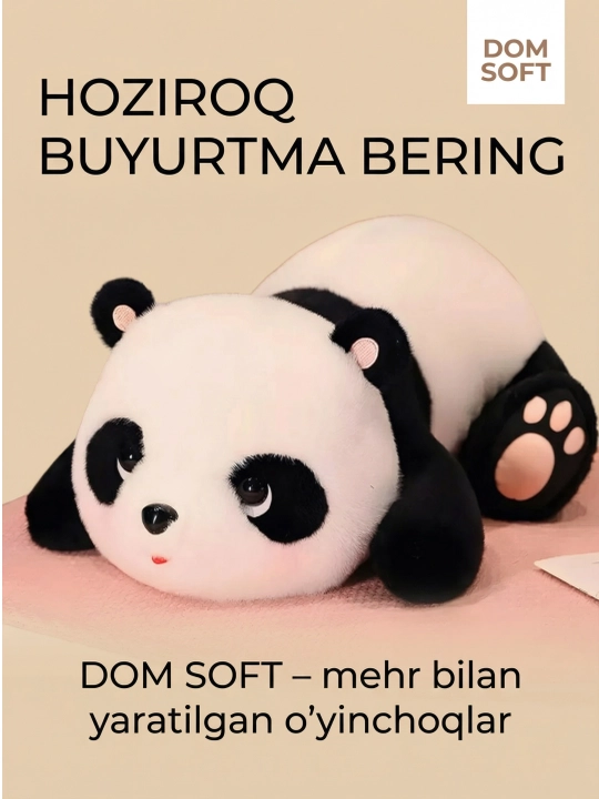 FIDGO yumshoq o‘yinchoq panda