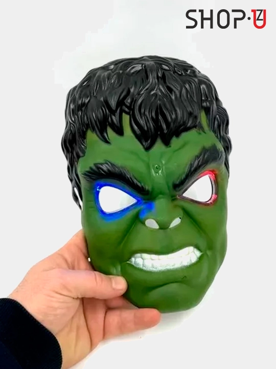 Маски Marvel, Маска Человек-Паук с аккумулятором и подсветкой, открывающиеся глаза