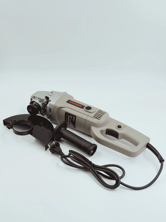Crown 180 mm bolgarka, professional burchakli silliqlagich 1600W