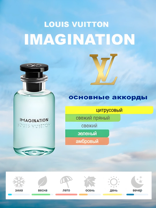 Imagination духи, духи для мужчин, парфюмерная вода Louis Vuitton Imagination, 100 мл