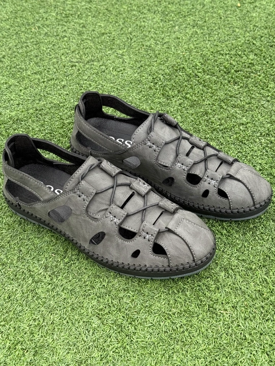 Erkaklar yozgi oyoq kiyimi - nafas oluvchi sandal, yengil va qulay, 40–44