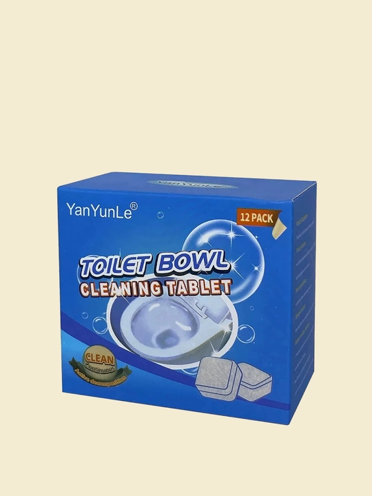 Таблетки для очистки унитаза Toilet Bowl Cleaning Tablet, от налёта и запаха, 12 шт